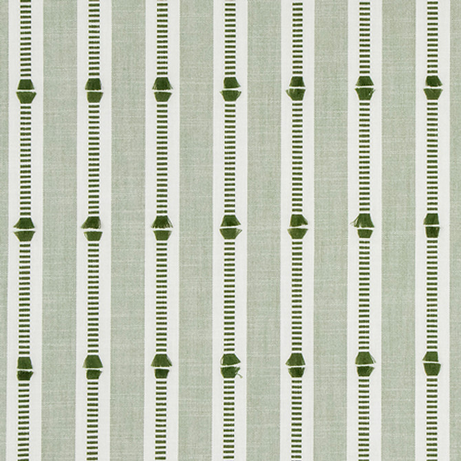 Carole Fabric Homework Basil Serene Green 82% Cotton, 18% Polyester N/A 3 7/8" V, 2" H 54" - My Fabric Connection -