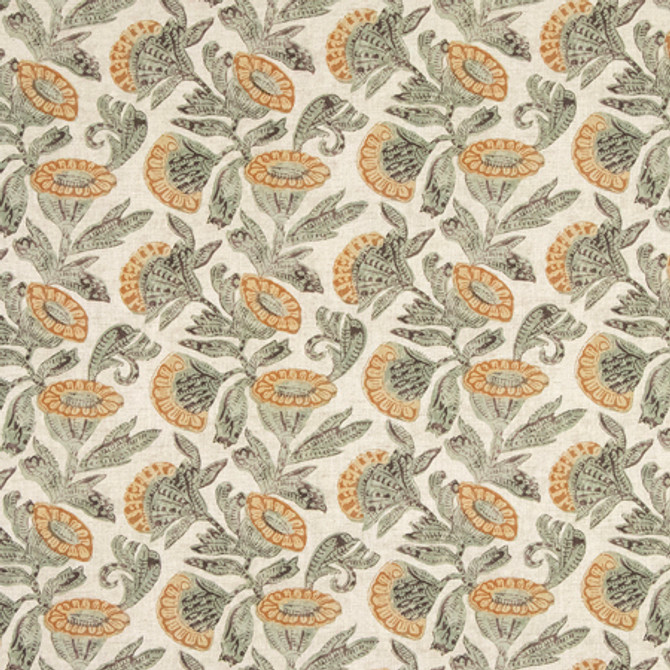 Carole Fabric Moments Notice Eucalyptus Serene Green 50% Cotton, 35% Viscose, 15% Linen 80,000 Wyzenbeek Double Rubs 14 1/4" V, 13 3/4" H 55" - My Fabric Connection -