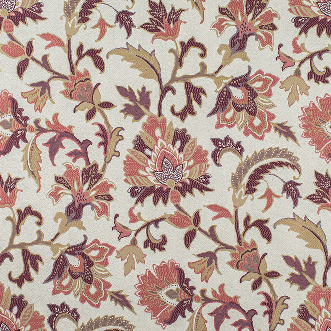 Charlotte Fabric CB900-185 Shades of Wild Rose 100% Polyester Asia Exceeds 160,000 Wyzenbeek Rubs (Heavy Duty) Horizontal 29.5" x Vertical 30" 54 Inches - My Fabric Connection -