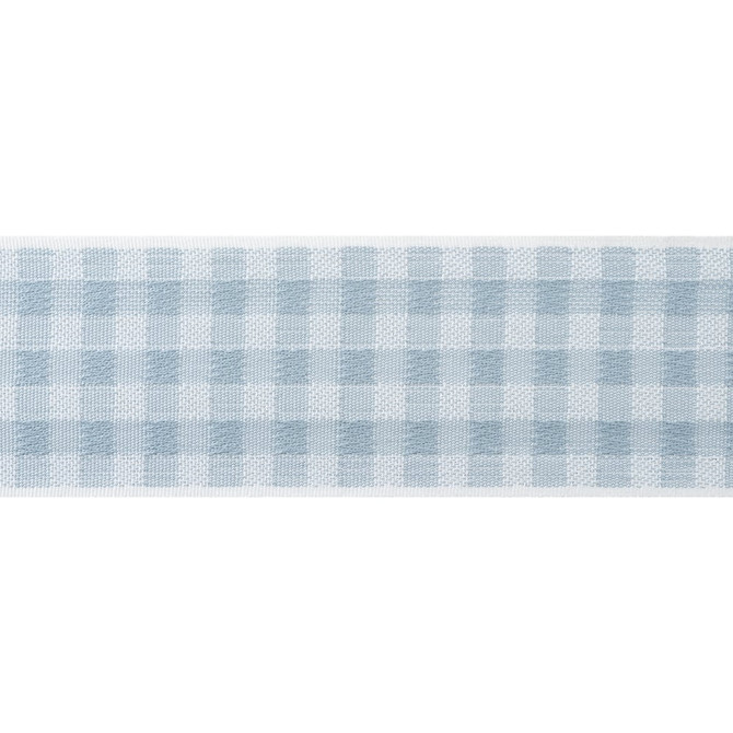 Thibaut Trim June Tape Robin's Egg AE12304 Trim 100% Cotton U.S.A </p><p>Repeat: H: , V: 3 in  (7.62 cm) - My Fabric Connection -