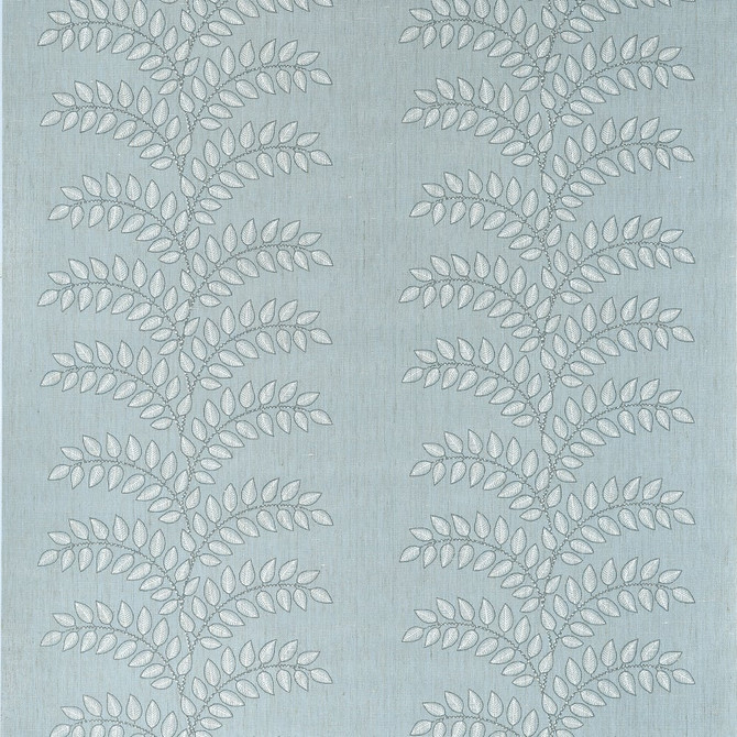 Thibaut Wallpaper Frondescence Robin's Egg AT16102 Wallpaper Linen Mesh Grasscloth U.S.A </p><p>Repeat: H: , V: 4  (10.16 cm) 36 in  (91.44 cm) - My Fabric Connection -
