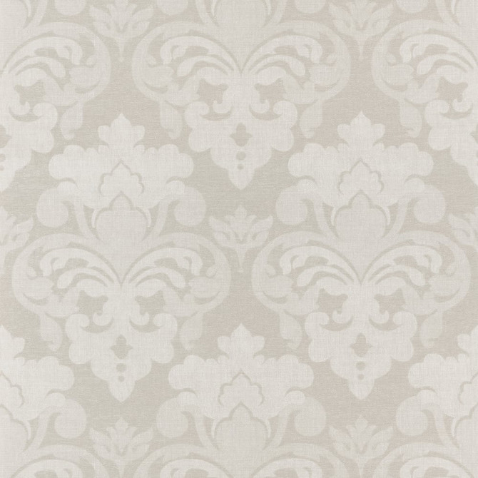 Thibaut Wallpaper Darcey Damask Flax AT16122 Wallpaper Non Woven Wallpaper U.S.A </p><p>Repeat: H: , V: 24  (60.96 cm) 27 in  (68.58 cm) - My Fabric Connection -