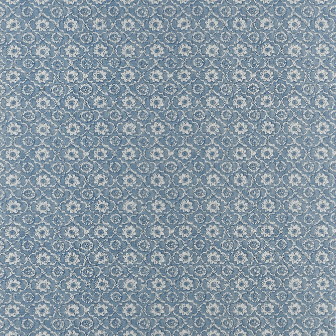 Thibaut Wallpaper Holly Trellis Blue AT16125 Wallpaper Non Woven Wallpaper U.S.A </p><p>Repeat: H: , V: 6.25  (15.88 cm) 27 in  (68.58 cm) - My Fabric Connection -