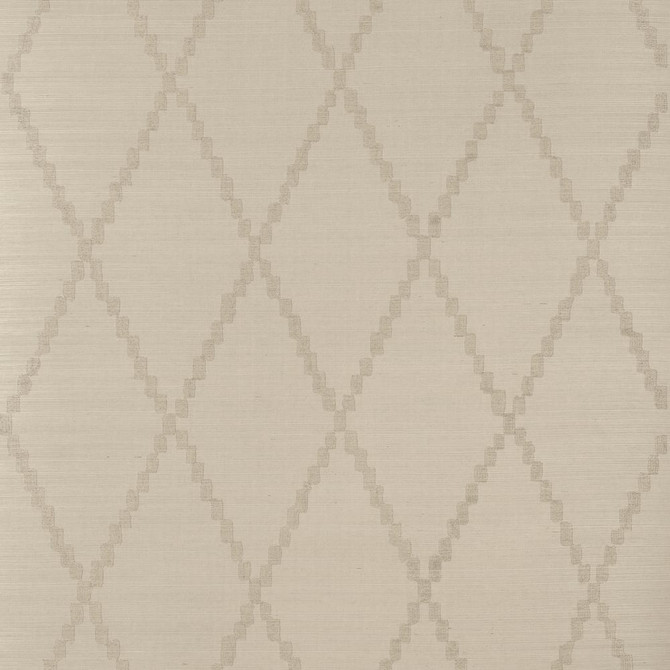 Thibaut Wallpaper Ribbon Sisal Cream AT16143 Wallpaper Sisal U.S.A </p><p>Repeat: H: , V: 17.5  (44.45 cm) 36 in  (91.44 cm) - My Fabric Connection -