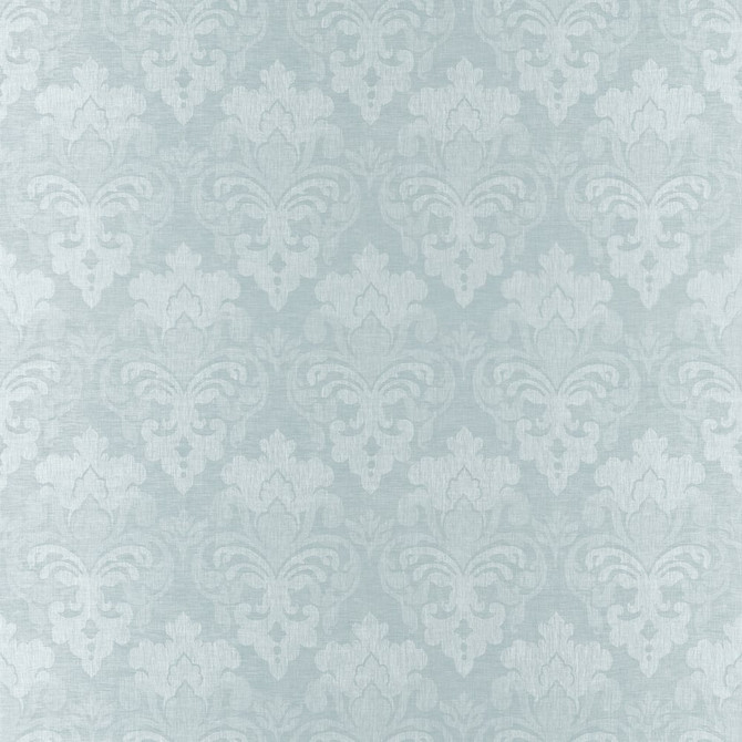 Thibaut Fabric Darcey Damask Soft Blue AW16120 Fabric U.S.A 7000 Martindale </p><p>Repeat: H: 13.5 in (34.29 cm), V: 24.5 (62.23 cm) 54 in  (137.16 cm) - My Fabric Connection -