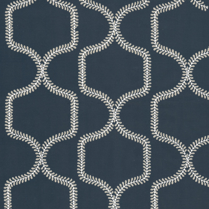 Stout Fabric Abode 4 Navy Fabric 100%Cot %Bemb India </p><p>Repeat: H: 6.5, V: 0 52 in - My Fabric Connection -