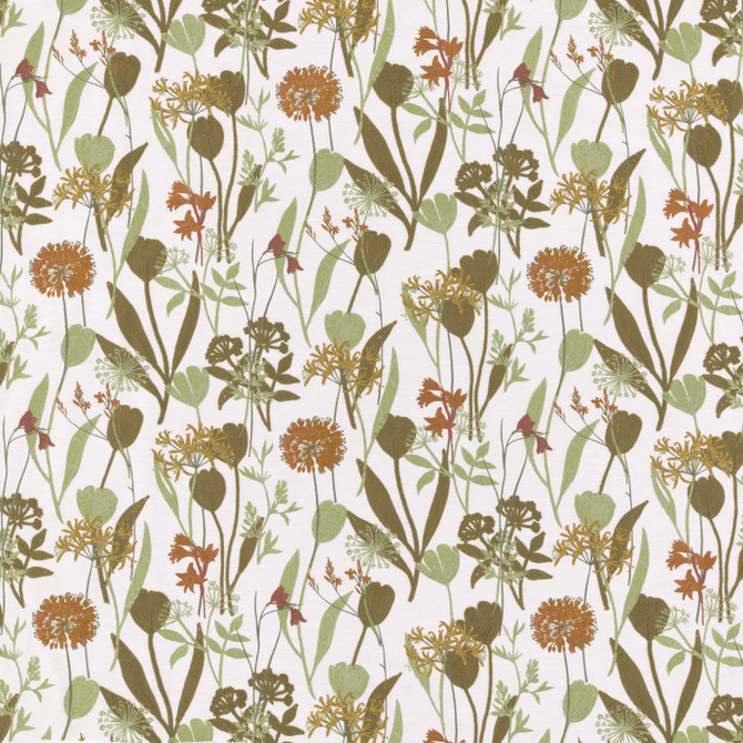 Marcus William Fabric Ambler 4 Autumn Fabric 73%Pol 27%Cot %Vemb India </p><p>Repeat: H: 25.125, V: 13.5 51 in - My Fabric Connection -