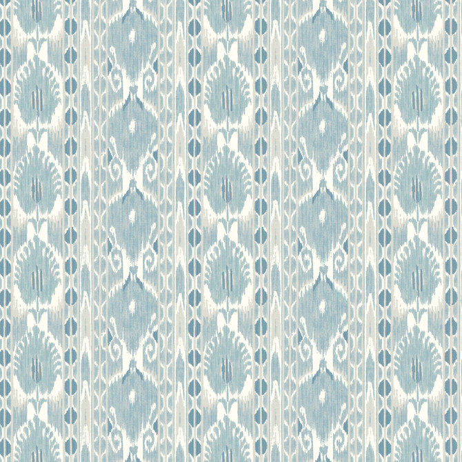 Bassett Mcnab Wallpaper W7856 Bukhara 5 Starlight Wallpaper 100%Oth USA </p><p>Repeat: H: 0, V: 12.75 27 in - My Fabric Connection -