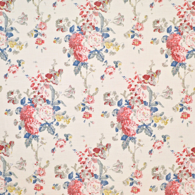 Ralph Lauren Fabric Jardin Floral Summer Canvas Fabric LINEN - 55%;RAYON - 45% United Kingdom </p><p>Repeat: H: 25.5, V: 39.5 53 - My Fabric Connection -