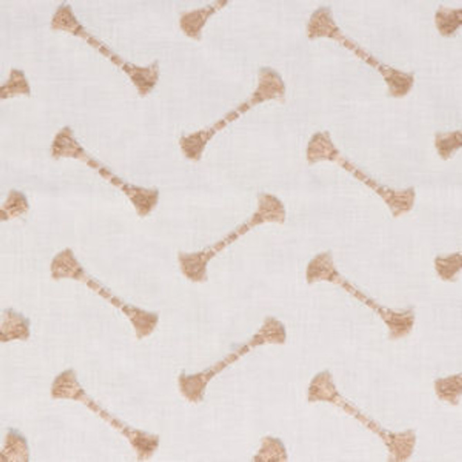 Norbar Fabric Portola Ivory PRISM ELEMENTS 52% COTTON - 48% POLYESTER INDIA 2"V 4 3/8"H 54" - My Fabric Connection -
