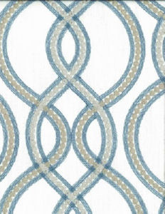 Norbar Fabric Yates Skye PRISM SEAVIEW 76% POLYESTER 24% COTTON INDIA 9"V - 10 1/4"H 52 - My Fabric Connection -