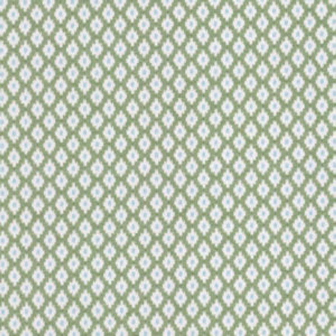 Norbar Fabric Midtown Green ROMANCE 100% COTTON SPAIN 1 3/4"V - 1 5/8"H 55" - My Fabric Connection -