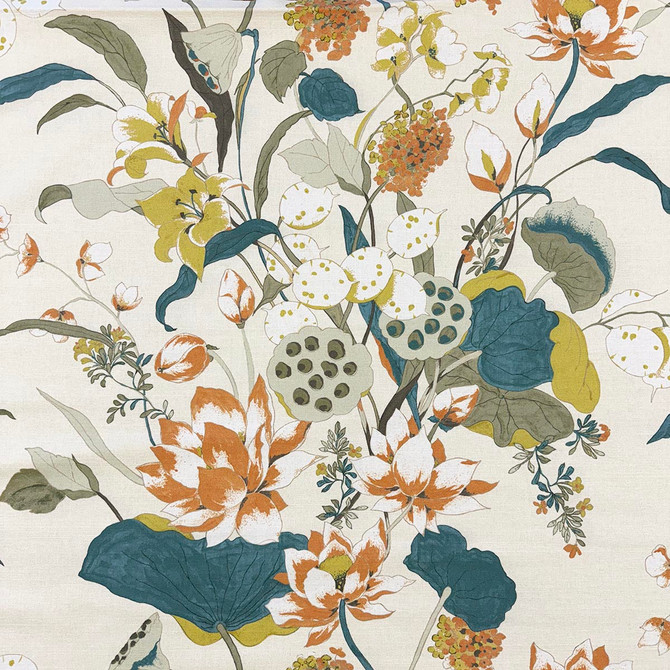 Magnolia Fabric Waverly Sunburst - 55% Linen, 45% Cotton Spain 51000 Horizontal: 27 and Vertical: 27 54 - My Fabric Connection -