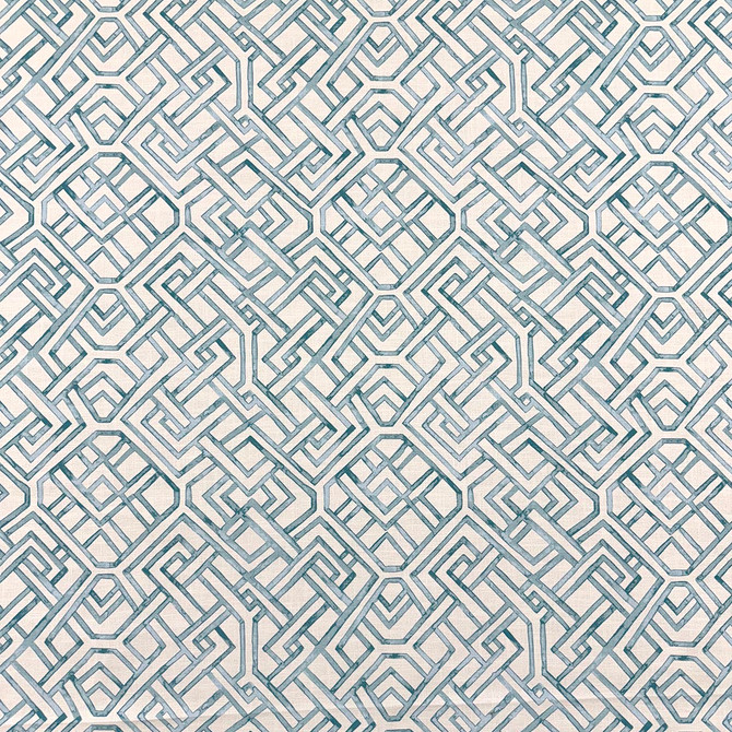 Magnolia Fabric Miriam Turquoise - 100% Cotton India 18000 Horizontal: 13.5 and Vertical: 13.25 55.5 - My Fabric Connection -