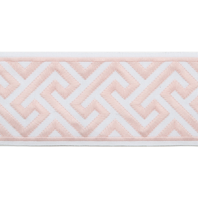 Magnolia Trim Melrose Emb Tape Blush - 51% Fibranne, 49% Polyester China Horizontal: and Vertical: 3.5 - My Fabric Connection -