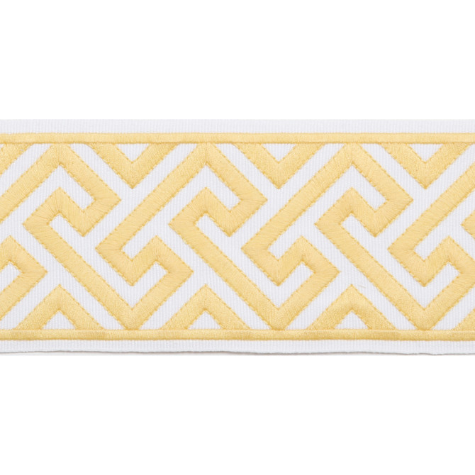 Magnolia Trim Melrose Emb Tape Sunshine - 51% Fibranne, 49% Polyester China Horizontal: and Vertical: 3.5 - My Fabric Connection -