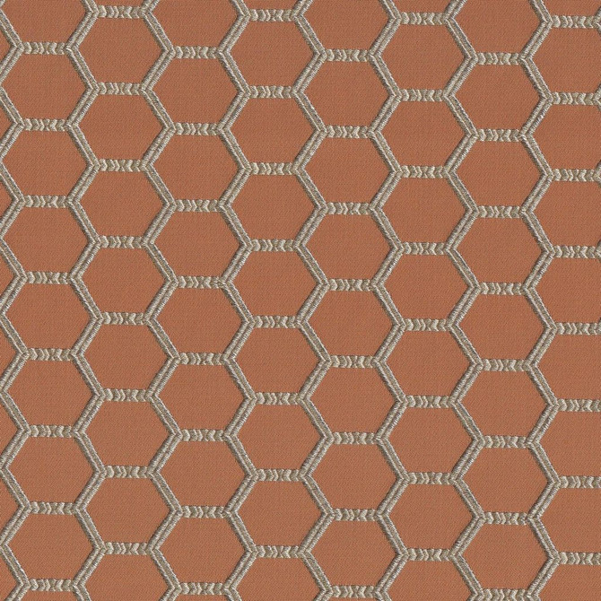 RM CoCo Fabric Honey Do Melon Gemstones II Imperial Topaz to Tibetan Coral 55% Spun Viscose 45% Polyester See Sample 0 Horizontal: 4.09 and Vertical: 2.21 54 - My Fabric Connection -