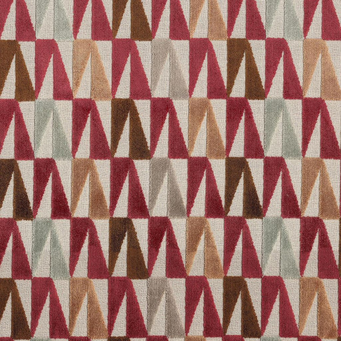 RM CoCo Fabric Vertex Melon Gemstones II Imperial Topaz to Tibetan Coral 57% Spun Viscose 43% Polyester See Sample 28000 Horizontal: 7 and Vertical: 3.5 58 - My Fabric Connection -