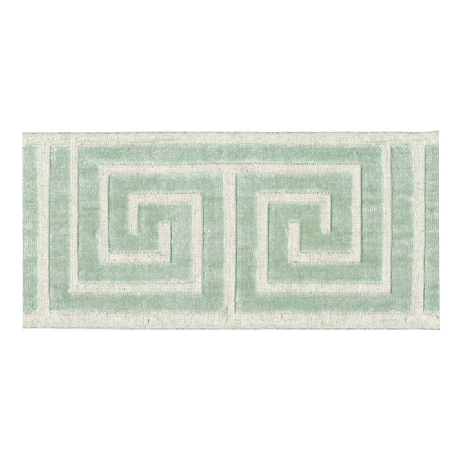 RM CoCo Trim BD133 Border 7" Glacier Creative Threads V 58% Rayon 31% Polyester 11% Linen See Sample 0 Horizontal: 7 and Vertical: 13.5 7 - My Fabric Connection -