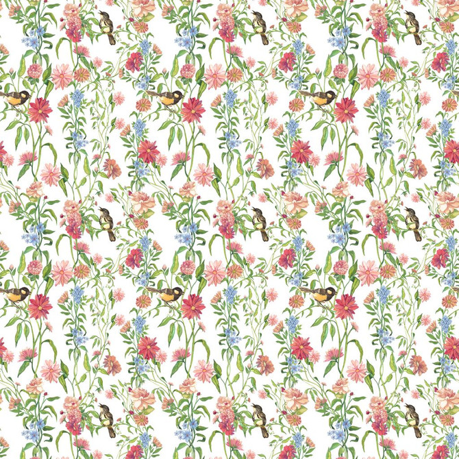 RM CoCo Fabric Windermere Garden Spring Painter's Palette Cadmium Orange to Purple Lake See Sample 0 Horizontal: 18 and Vertical: 23 0 - My Fabric Connection -