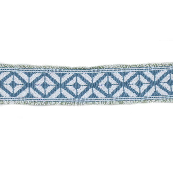 RM CoCo Trim BD101 BORDER 2 3/8" AQUAMARINE Bahama Breeze 91% Acrylic 9% Polyester See Sample 0 Horizontal: 0 and Vertical: 0 2.38 - My Fabric Connection -