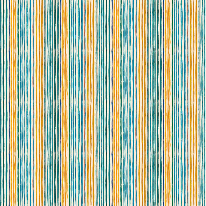 RM CoCo Fabric Caribe Stripe Oceanic Suitemates 100% Polyester See Sample 0 Horizontal: 13.72 and Vertical: 0 55 - My Fabric Connection -