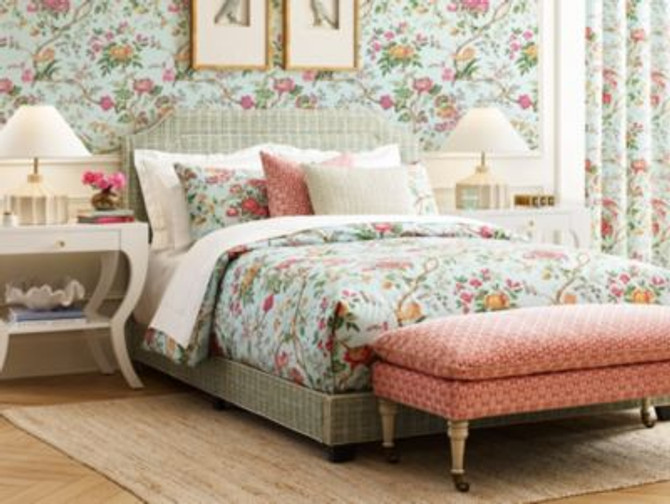 Scalamandre Fabric Persephone Print Spring Sky SC166510003 THE METROPOLITAN MUSEUM OF ART 100% ORGANIC COTTON ITALY LIGHT DUTY Horizontal: 29.5" and Vertical: 27.25" 54.5 - My Fabric Connection - Scalamandre Fabric Persephone Print Spring Sky SC166510003 THE METROPOLITAN MUSEUM OF ART 100% ORGANIC COTTON ITALY LIGHT DUTY Horizontal: 29.5" and Vertical: 27.25" 54.5 - My Fabric Connection -