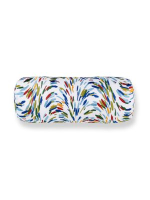 Scalamandre Pillows Fountain Embroidery Pillow 21 X 7 - Tropicalblue HNBADK273360002 COLOR POP 72% LINEN 28% VISCOSE U.S.A. Horizontal: and Vertical: 0 - My Fabric Connection -