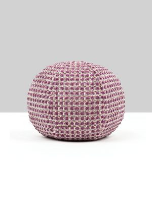 Scalamandre Pillows Heatherton Pillow 12 Dia - Plum HNRADK273330011 COLOR POP 61% RECYCLED ACRYLIC 38% POLYESTER 1% VISCOSE U.S.A. Horizontal: and Vertical: 0 - My Fabric Connection -