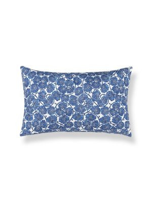 Scalamandre Pillows May Pillow 14 X 22 - Cobalt HNLBDK166560002 COLOR POP 90% COTTON 10% LINEN U.S.A. Horizontal: and Vertical: 0 - My Fabric Connection -