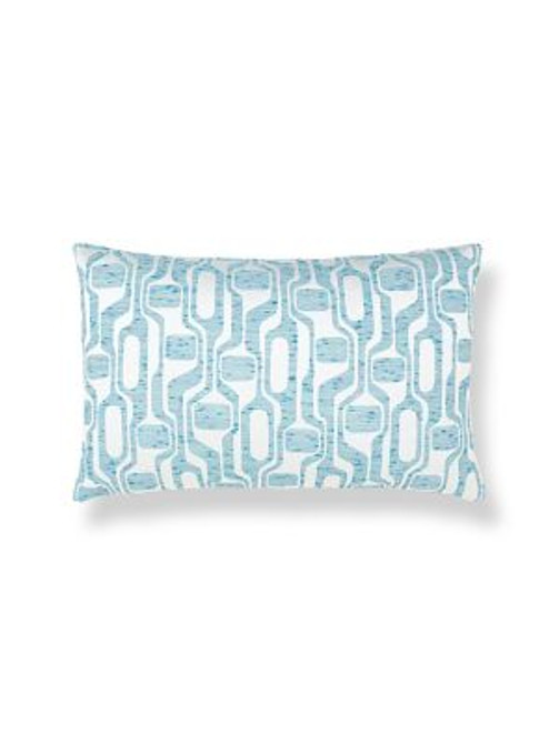 Scalamandre Pillows Telly Pillow 14 X 22 - Blueskies HNLBDK273350003 COLOR POP 92% COTTON 8% NYLON U.S.A. Horizontal: and Vertical: 0 - My Fabric Connection -