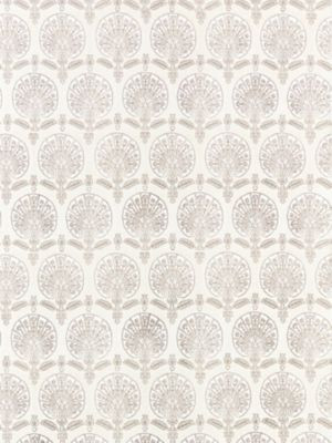 Scalamandre Wallpaper Karanfil Block Print Wallpaper Birch SCWP885600001 THE METROPOLITAN MUSEUM OF ART INDIA Horizontal: 7.75" and Vertical: 7.125" 21.25 - My Fabric Connection -