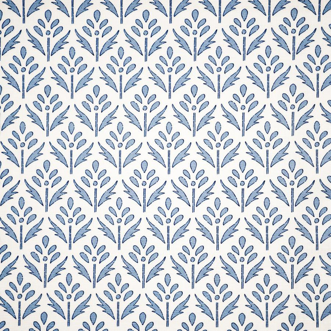 Maxwell Fabric Floraison # 132 Bluebonnet Color Theory-Vol. Ix Pacific 100% COTTON SPAIN V-3.5" H-2.3" 55" - My Fabric Connection -