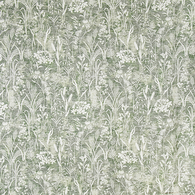Carole Fabric Across The Pond Grass English Garden 73% Polyester, 27% Viscose N/A 21 1/2" V, 18" H 54" - My Fabric Connection -