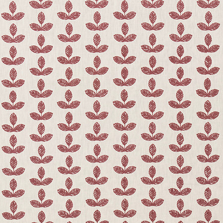 Carole Fabric Charlotte Cranberry English Garden Base: 52% Polyester, 48% Cotton Embr: 100% Cotton 60,000 Wyzenbeek Double Rubs 1 1/2" V, 3 7/8" H 54*" - My Fabric Connection -