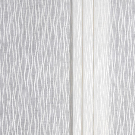 Carole Fabric Whisper To You Frost Sheer Impressions 100% Polyester N/A 4 1/4" V 118" - My Fabric Connection -