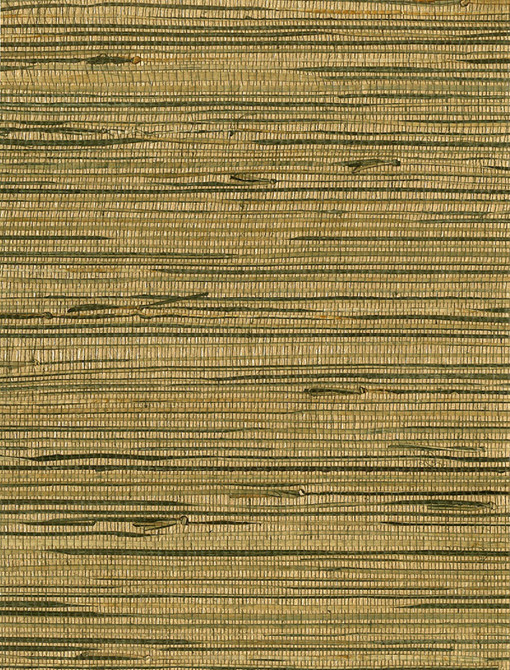 Seabrook Wallpaper Triangle Grass Gray, Metallic Gold, Tan Natural Resource  China 72 0" 36"  - My Fabric Connection -