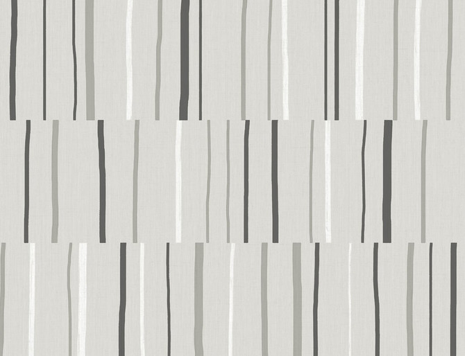 Seabrook Wallpaper Block Lines Warm Stone Living with Art  United States 60.53 20.87" 27"  - My Fabric Connection -