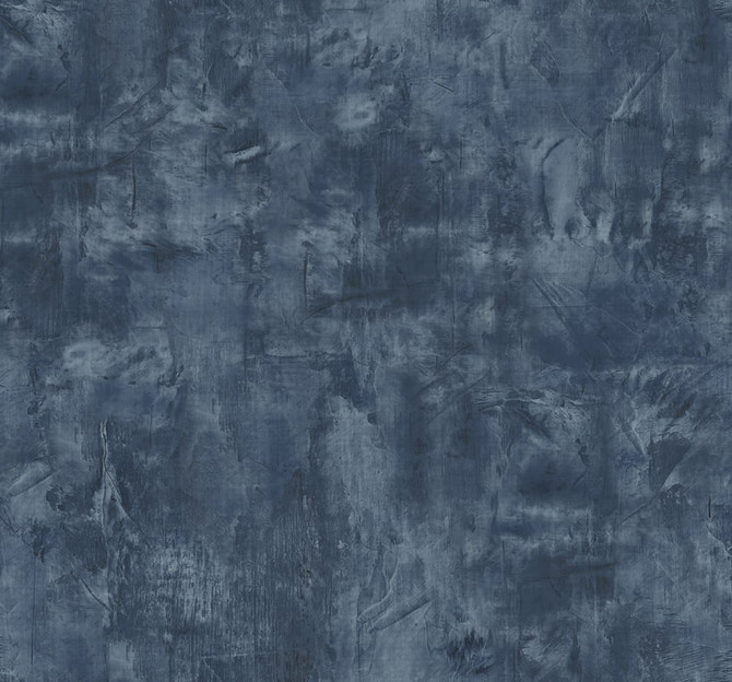 Seabrook Wallpaper Rustic Stucco Faux Denim Blue Living with Art  United States 60.53 25.2" 27"  - My Fabric Connection -