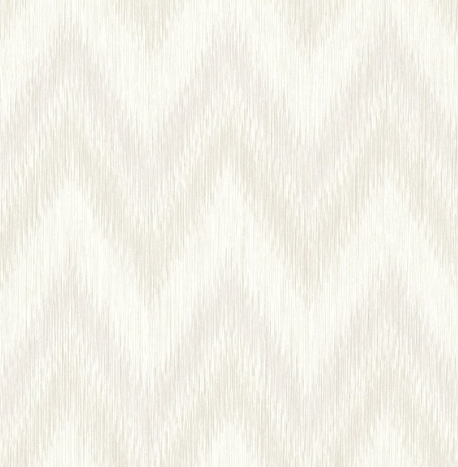 Seabrook Wallpaper Regent Flamestitch Stringcloth Winter Fog and Eggshell Luxe Retreat  United States 56.05 20.87" 20.5"  - My Fabric Connection -