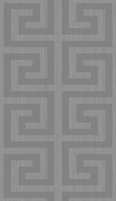 Seabrook Wallpaper Greek Key Metallic Silver & Earl Gray Essential Textures  Netherlands 56.05 9" 20.5"  - My Fabric Connection -