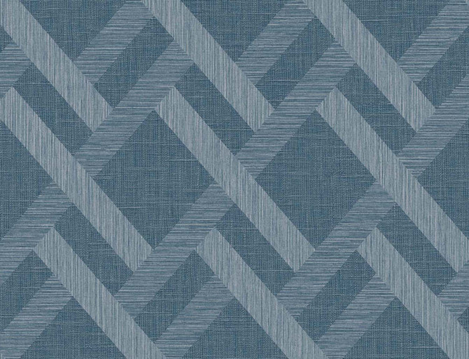 Seabrook Wallpaper Linen Trellis Nautica Even More Textures  United States 60.53 20.87" 27"  - My Fabric Connection -