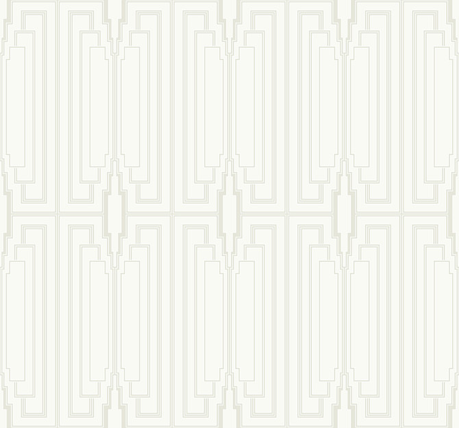 Seabrook Wallpaper Manhattan Pearlescent Deco 2  United States 60.75 12.6" 27"  - My Fabric Connection -