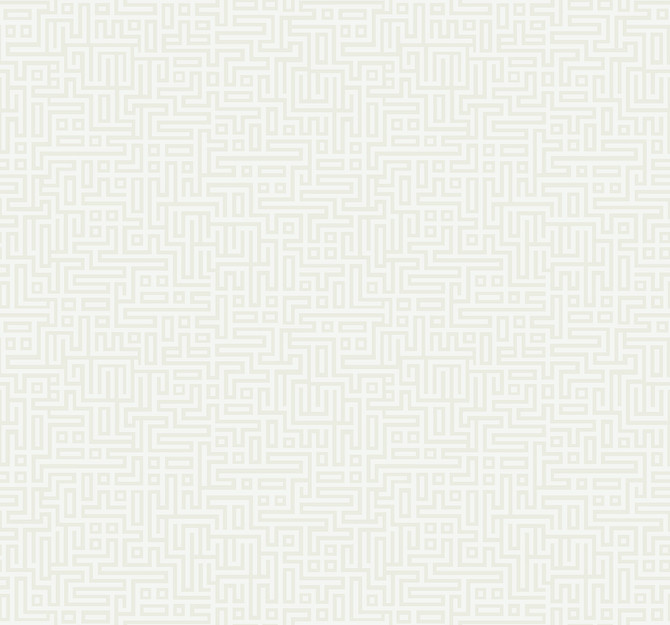 Seabrook Wallpaper Rockefellar Maze Metallic Pearl Deco 2  United States 60.75 12.6" 27"  - My Fabric Connection -