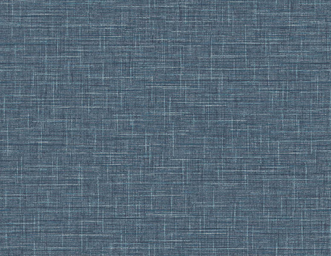 Seabrook Wallpaper Grasmere Weave Faded Cobalt Tedlar Textures  United States 60.75 0" 27"  - My Fabric Connection -