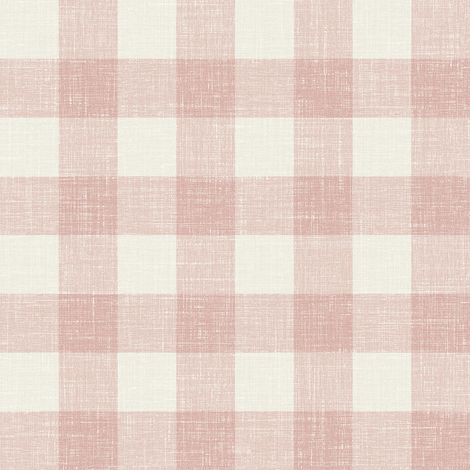 Seabrook Wallpaper Bebe Gingham Rustic Rouge French Country  United States 60.75 6.75" 27"  - My Fabric Connection -