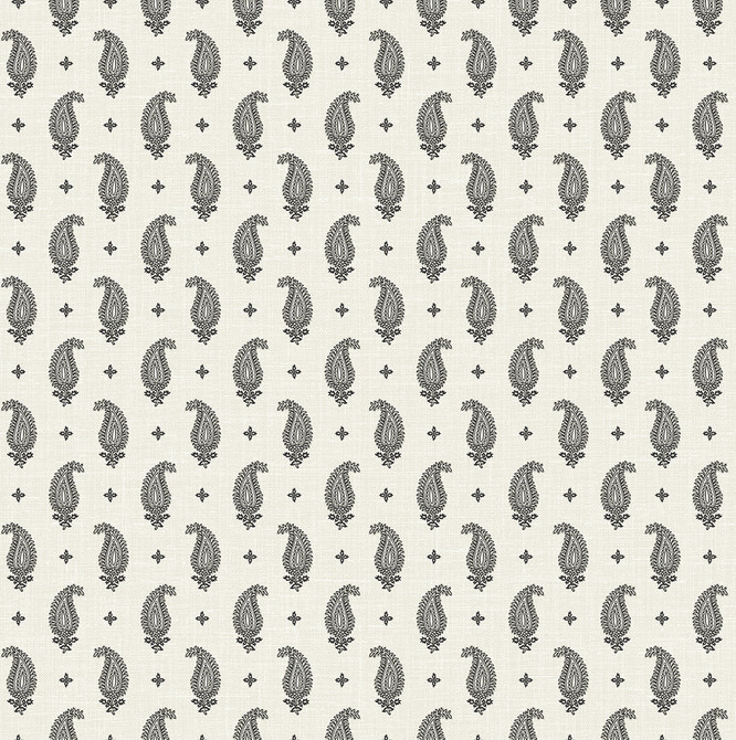 Seabrook Wallpaper Maia Paisley Poppy Seed French Country  United States 60.75 4.52" 27"  - My Fabric Connection -