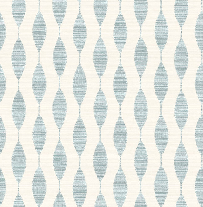 Seabrook Wallpaper Ditto Blue Opal Stacy Garcia Peel and Stick  United States 30.75 5.22" 20.5"  - My Fabric Connection -
