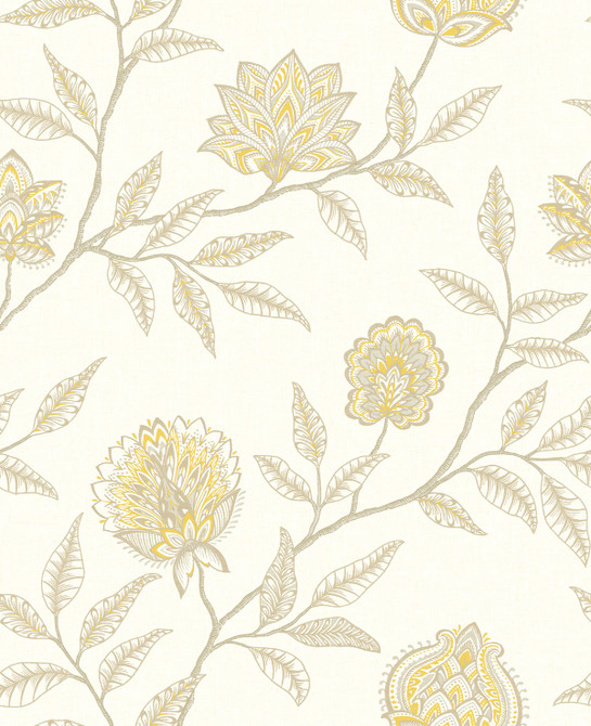 Seabrook Wallpaper Jaclyn Blonde & Sandstone Stacy Garcia Peel and Stick  United States 30.75 25.2" 20.5"  - My Fabric Connection -