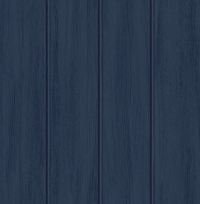Seabrook Wallpaper Wood Panel Naval Blue NextWall Peel & Stick  United States 30.75 0" 20.5"  - My Fabric Connection -